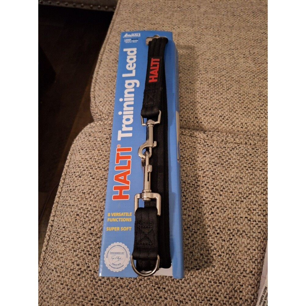 Halti‎ Dog  Training Lead - lge - Black NEW